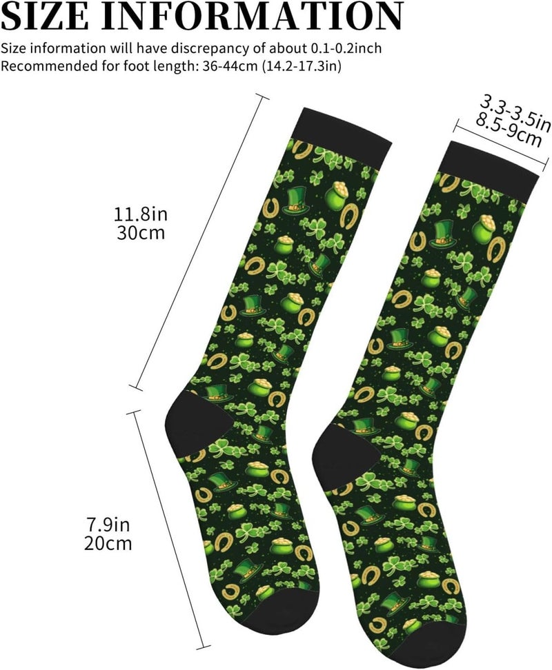 thmnj Compression Socks Knee High Support Socks for Women Men Circulation Stockings for Athletic Running Cycling Flying - Image 2